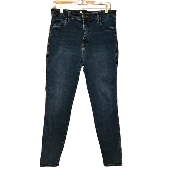 Kut From The Kloth Womens Size 12 Dark Wash High Rise Skinny Jeans Stretch Denim - Picture 1 of 9